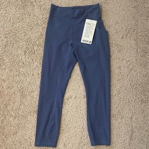 Lululemon Wunder Train High-Rise Crop with pockets - NWT